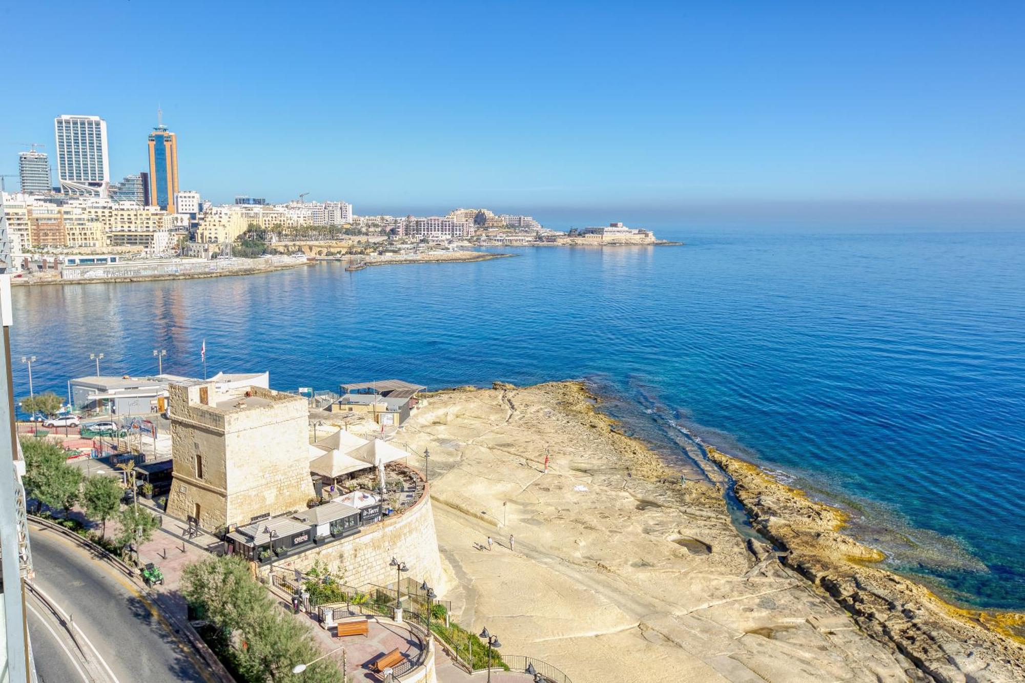 Seafront Sliema Apartment With Balcony & Sea Views By Jl Exterior photo